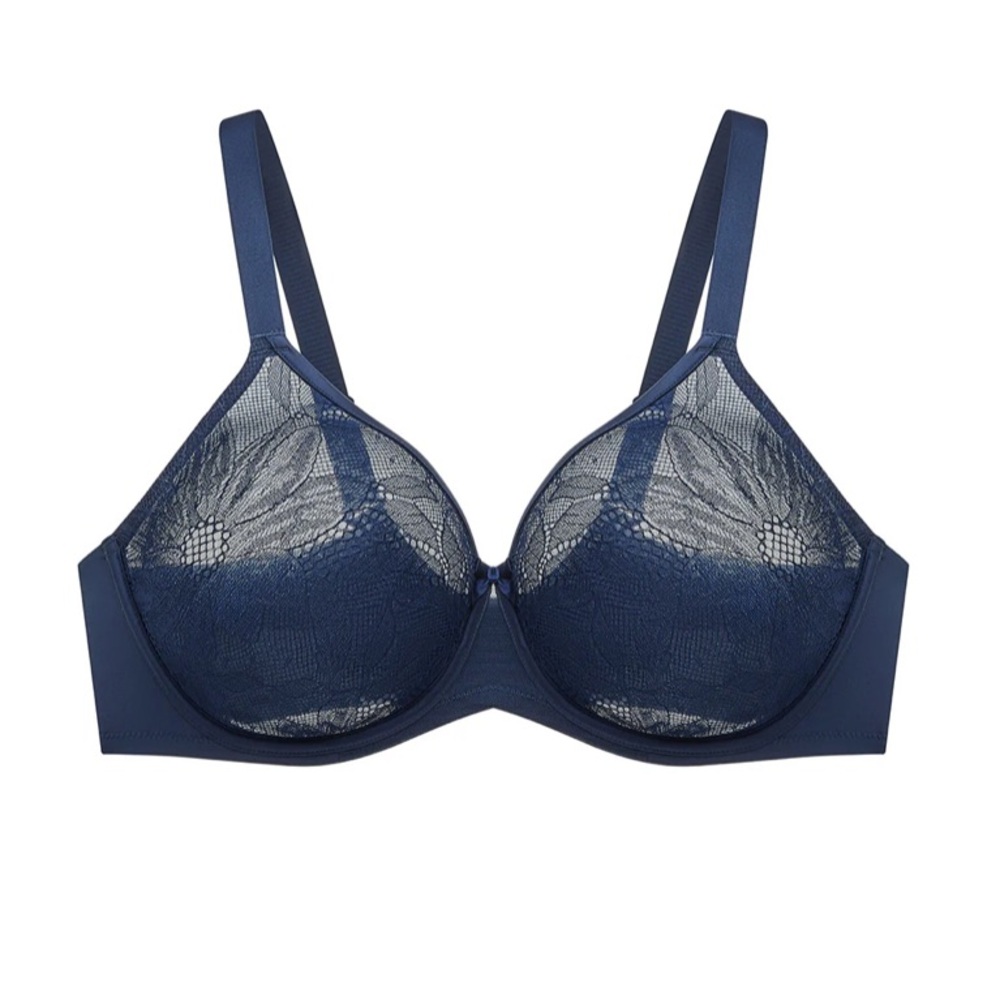 Navy Understance Flexwire Lace Nora Bra 32D